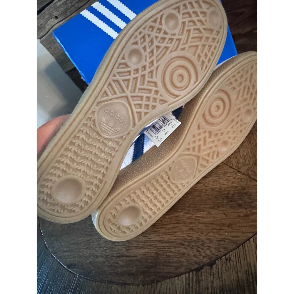 Adidas Handball Spezial Italia Grey Navy Gum Men's Sneakers HP3671 Size 10.5